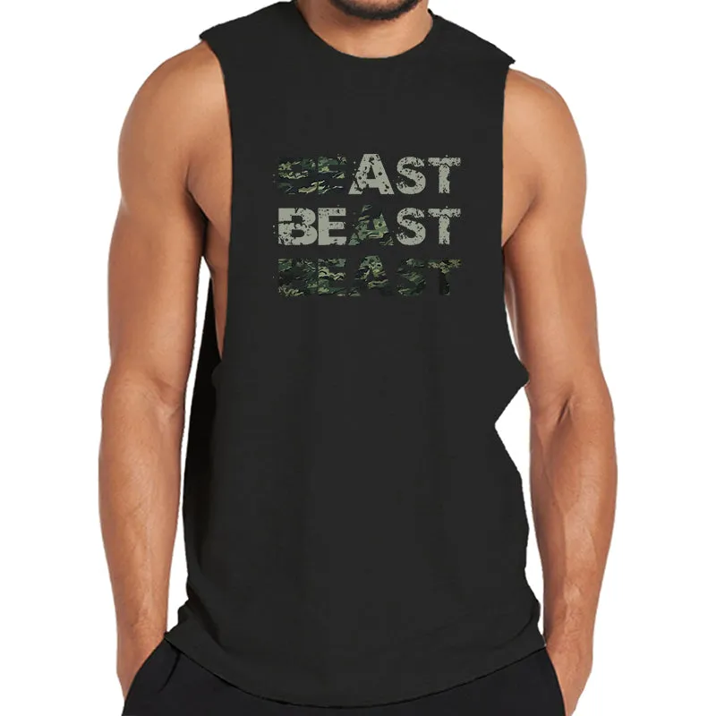 Be A Beast Graphic Tank Top