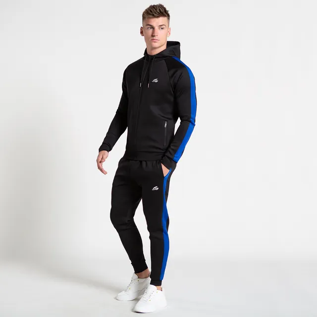 Bee Inspired Dalot Poly Full Zip Hoodie Black