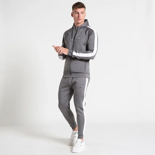 Bee Inspired Dalot Poly Full Zip Hoodie Grey