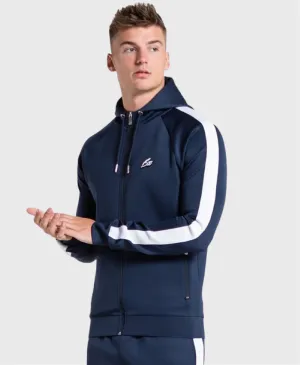 Bee Inspired Dalot Poly Full Zip Hoodie Navy