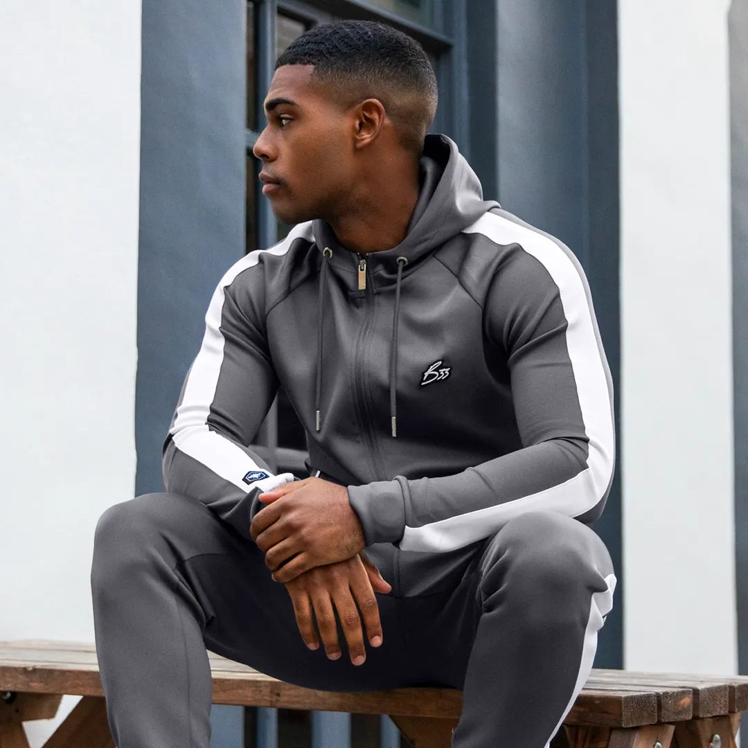 Bee Inspired Dalot Poly Joggers Grey