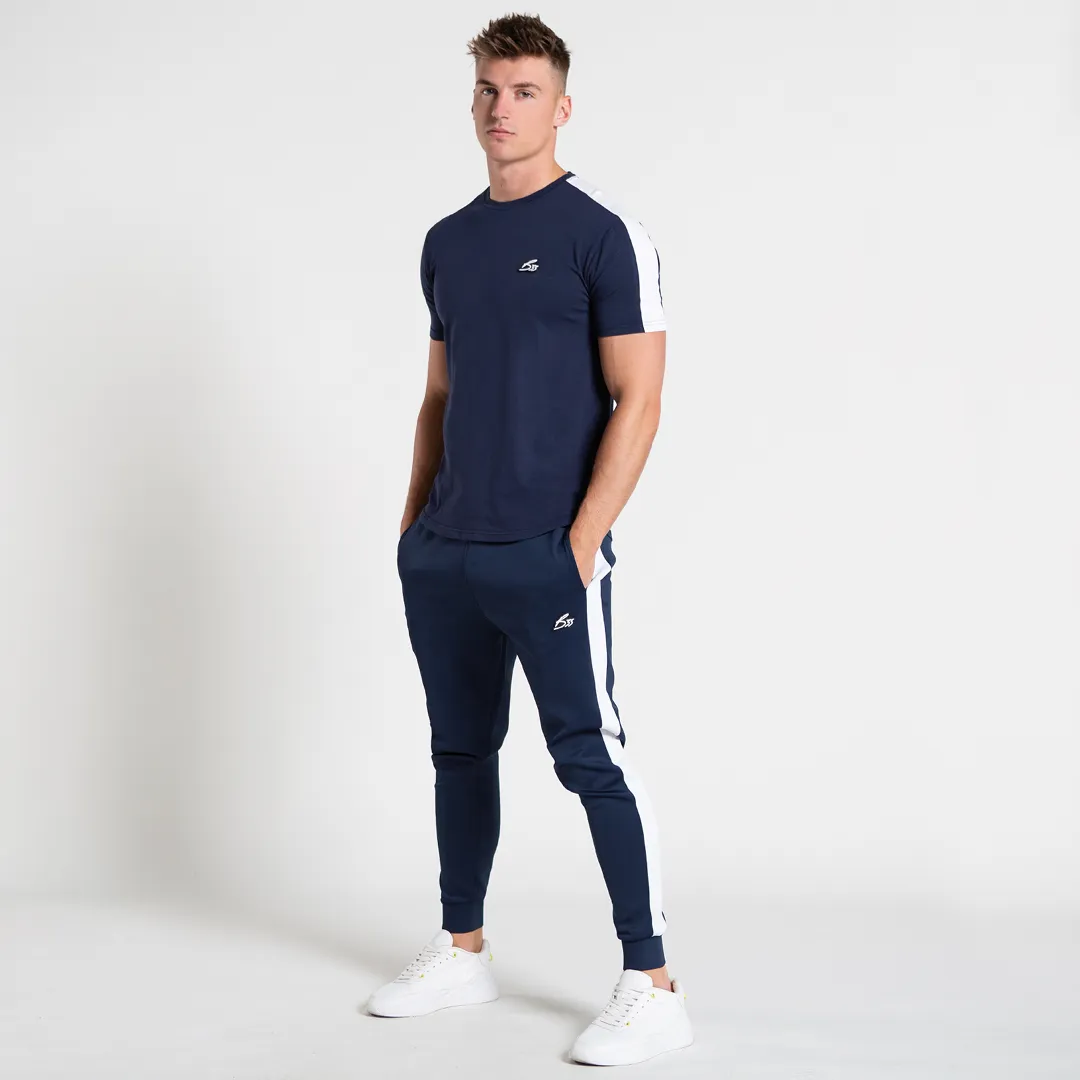 Bee Inspired Dalot Poly Joggers Navy