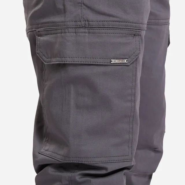Bee Inspired Rivero Cargo Pants Grey