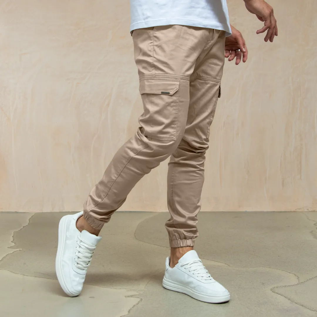 Bee Inspired Rivero Cargo Pants Sand