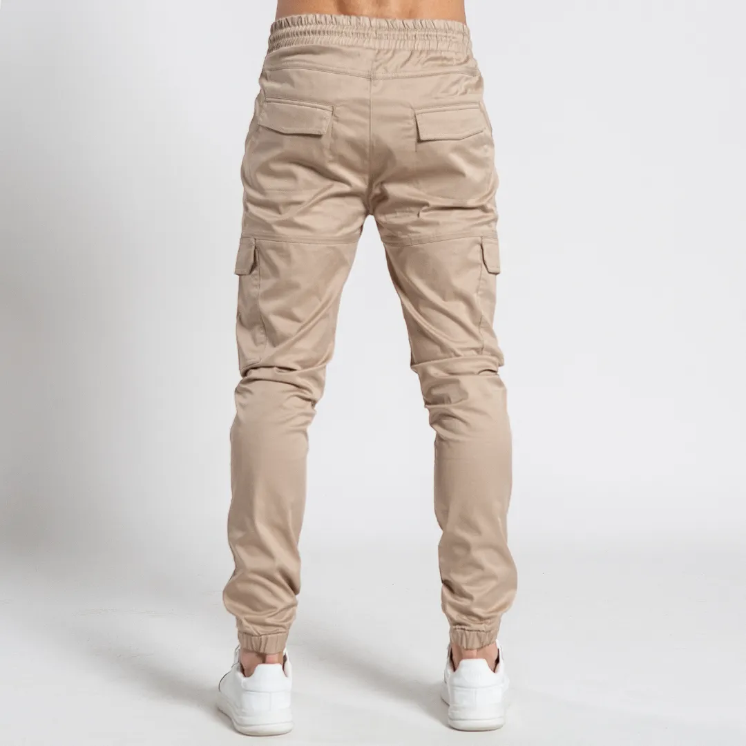 Bee Inspired Rivero Cargo Pants Sand