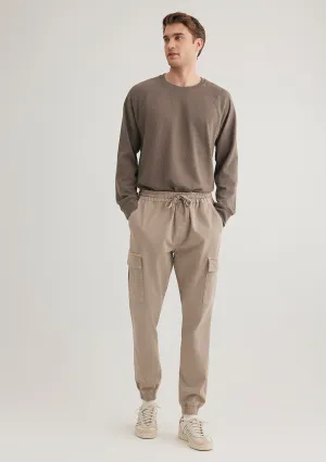 Beige Cargo Pants