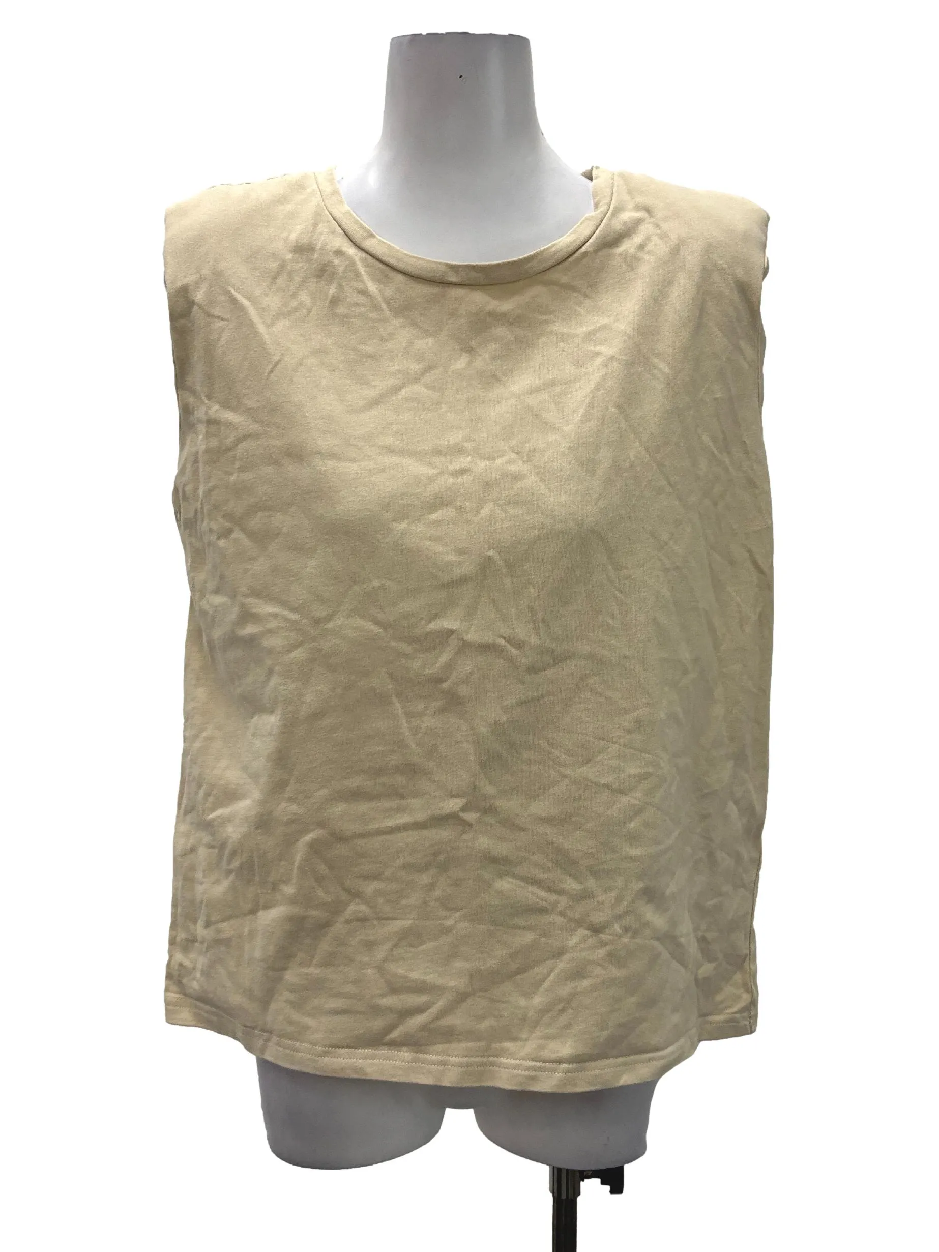 Beige Muscle Tank TCL