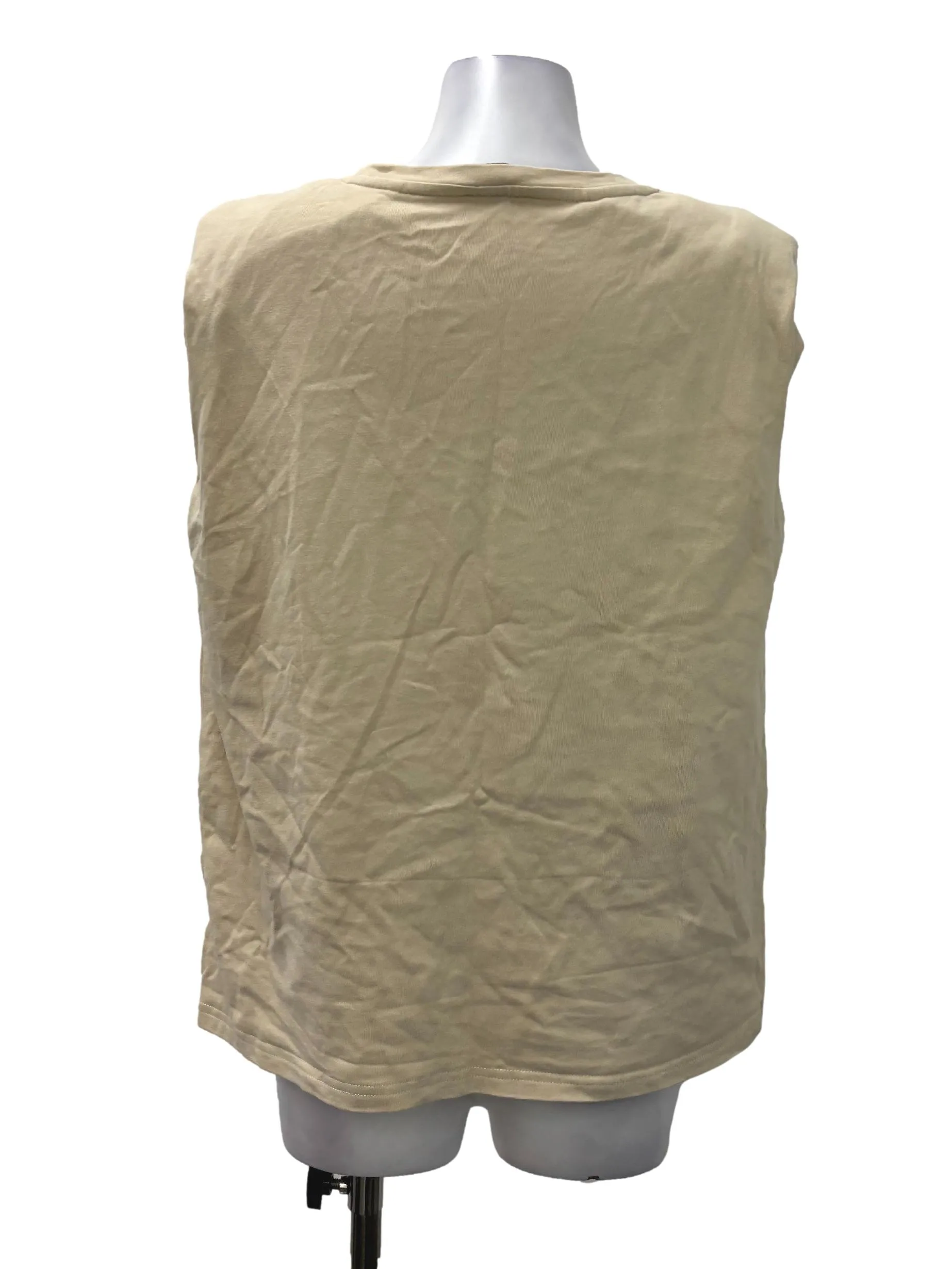Beige Muscle Tank TCL