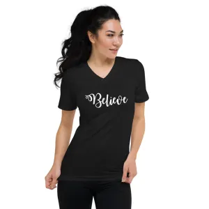 Believe V-Neck T-Shirt