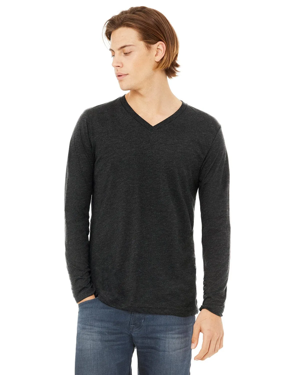 Bella Canvas Long Sleeve V-Neck T-Shirt