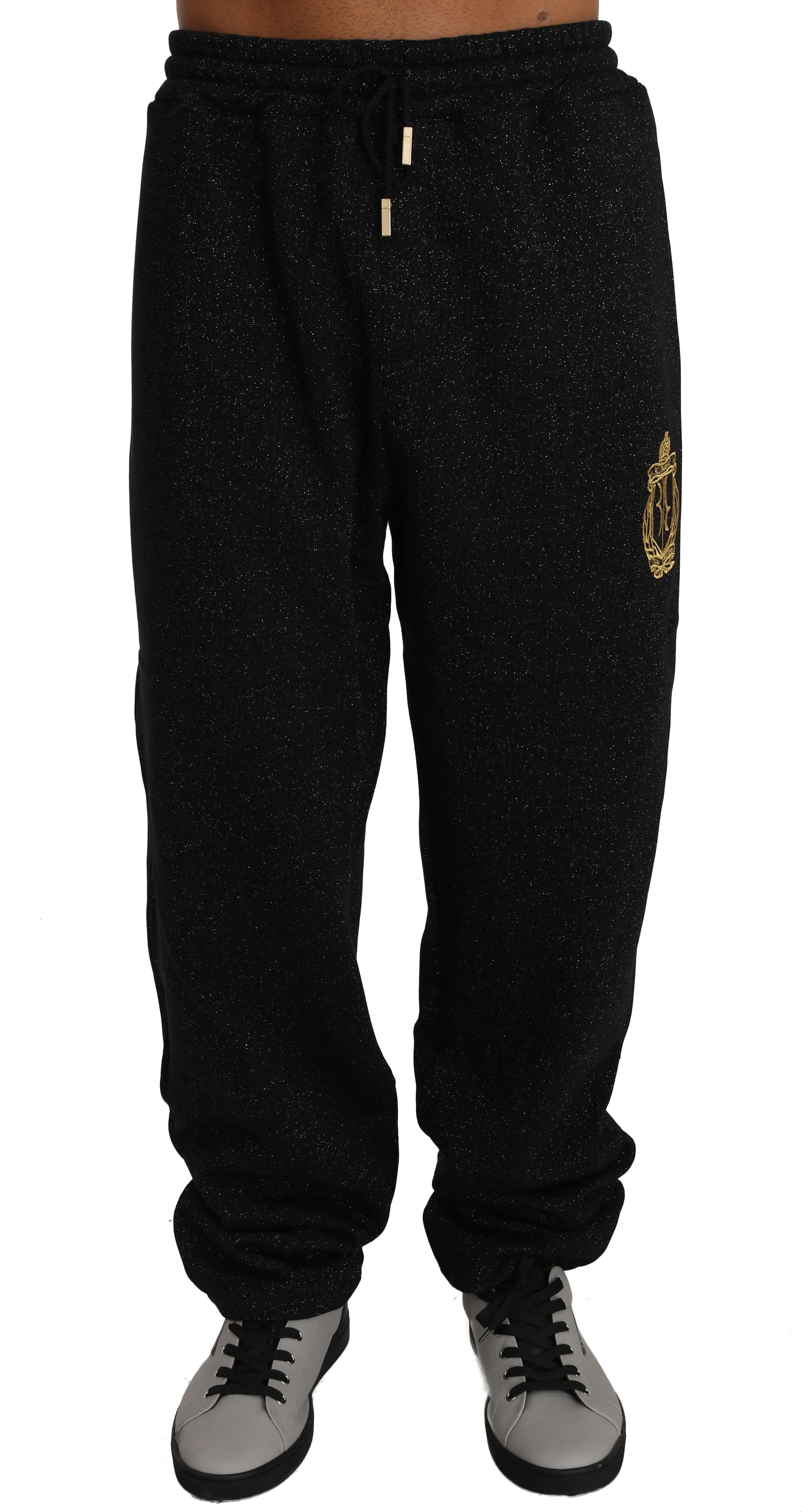 Black Cotton Sweater Pants  Tracksuit