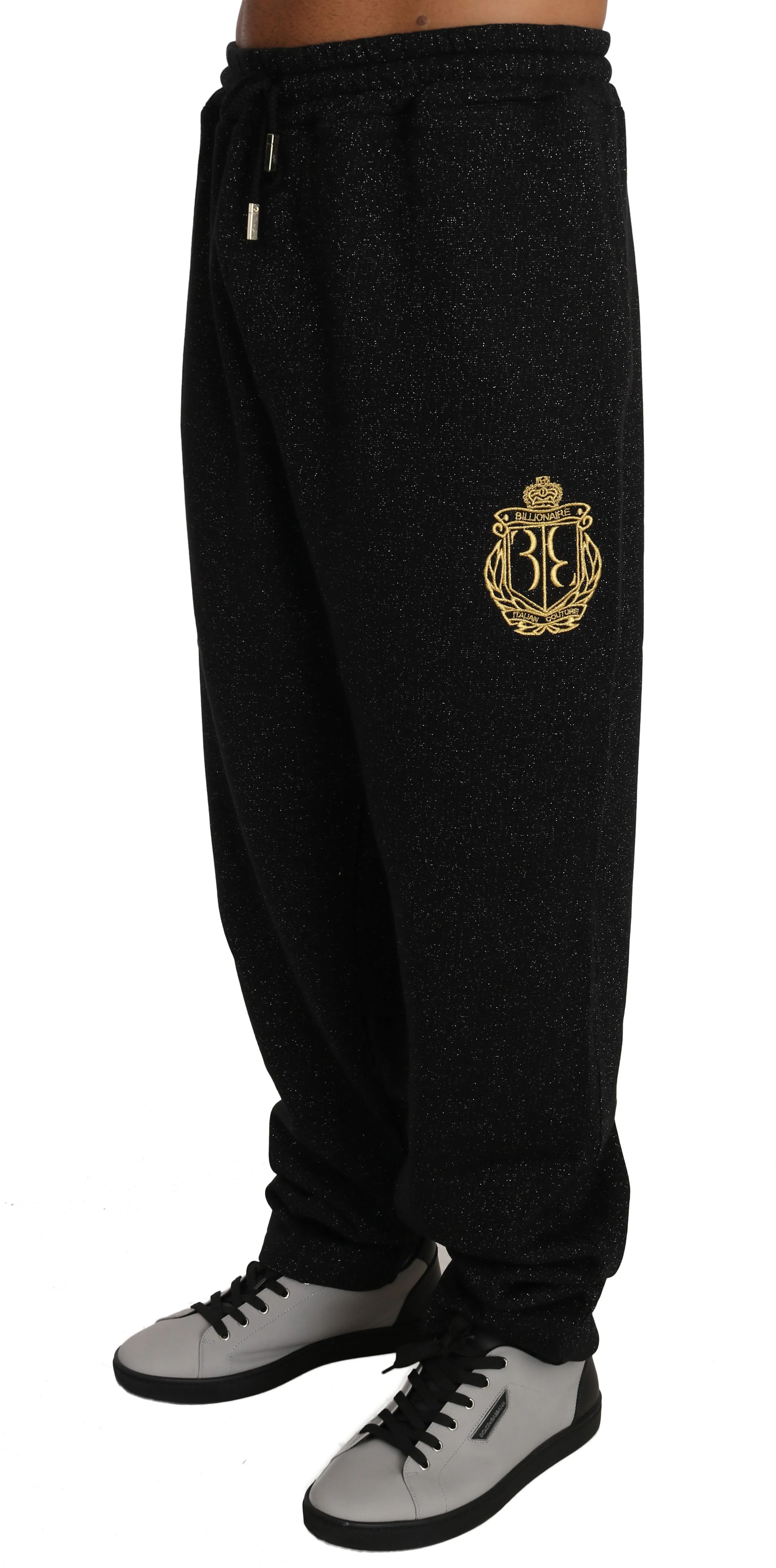 Black Cotton Sweater Pants  Tracksuit