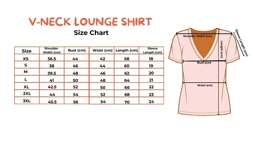 Black V-Neck Lounge Tee