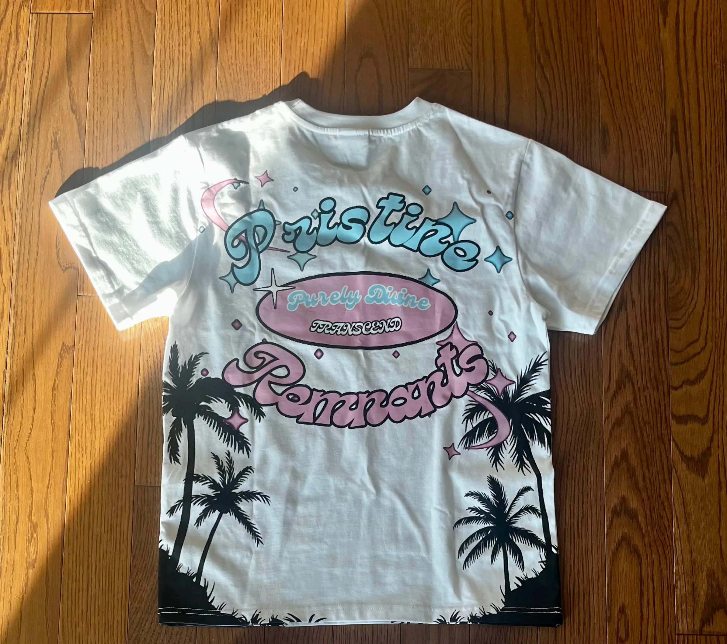 Blue & Pink Tropical T-shirt
