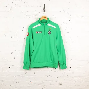 Borussia Monchengladbach 2003 Lotto 1/4 Zip Training Top - Green - M