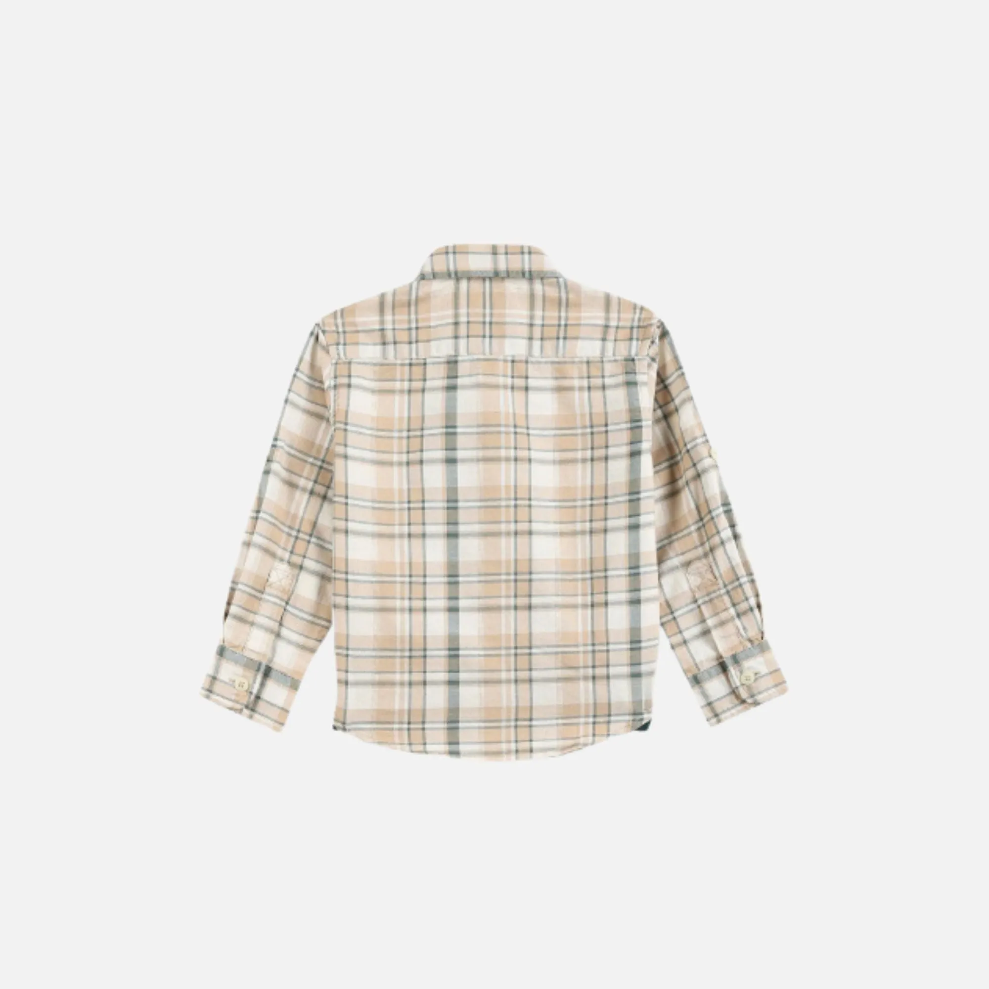Boys Tartan Check Oxford Shirt