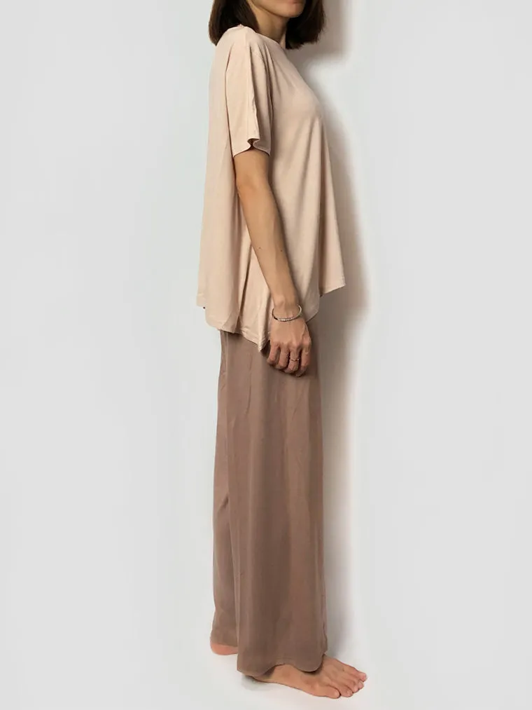 Brown Loose Long Lounge Set
