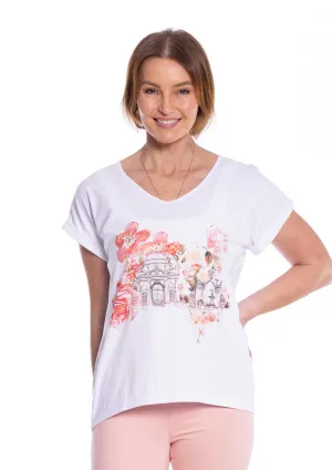 Cafe Latte Building Tee CLM505
