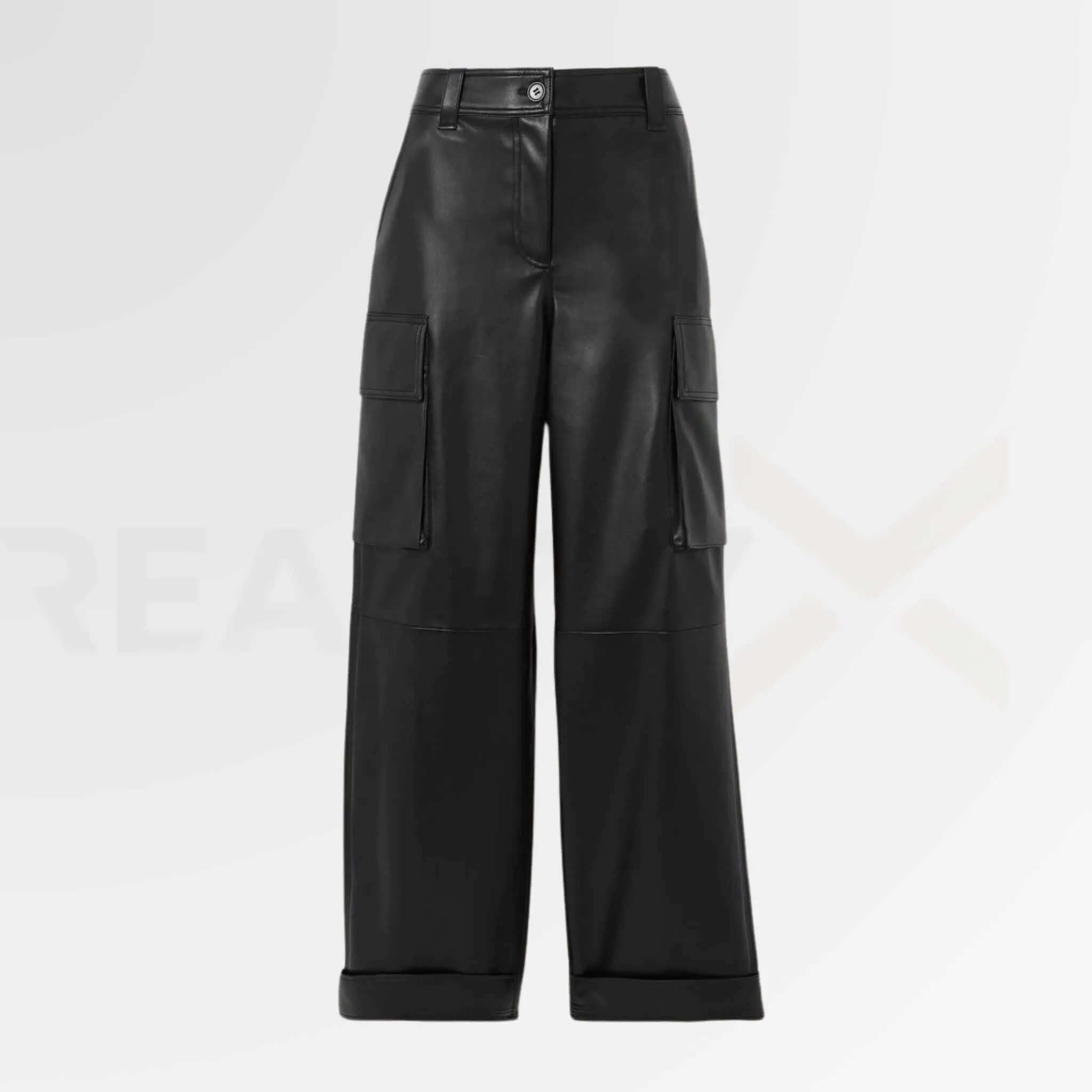 Cargo Leather Pants
