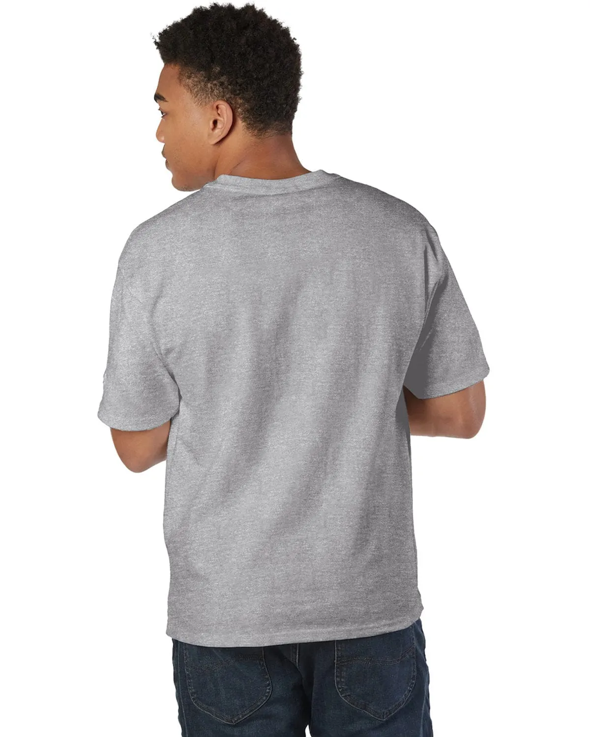 Champion Heritage Jersey Heavyweight T-Shirt | Oxford Gray