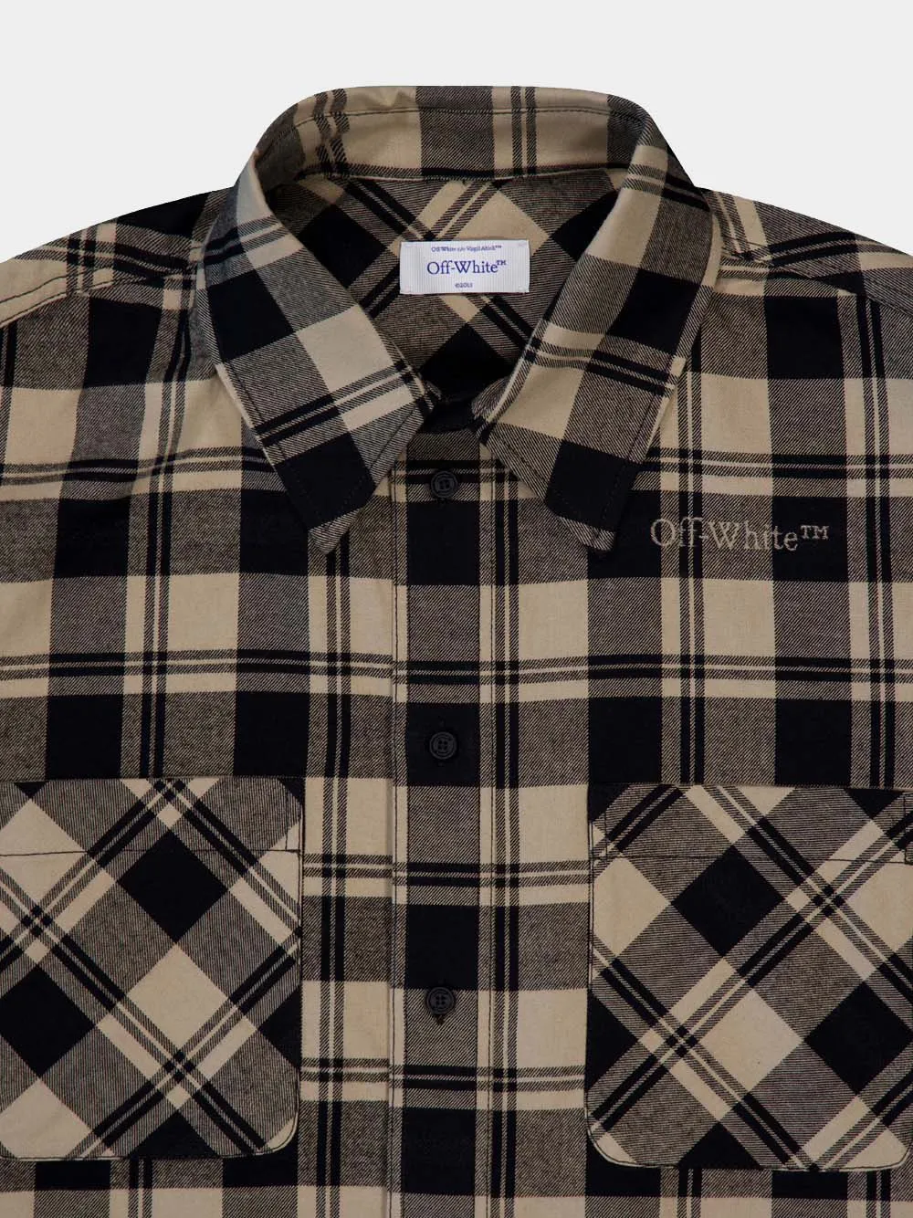 Check-Print Flannel Shirt