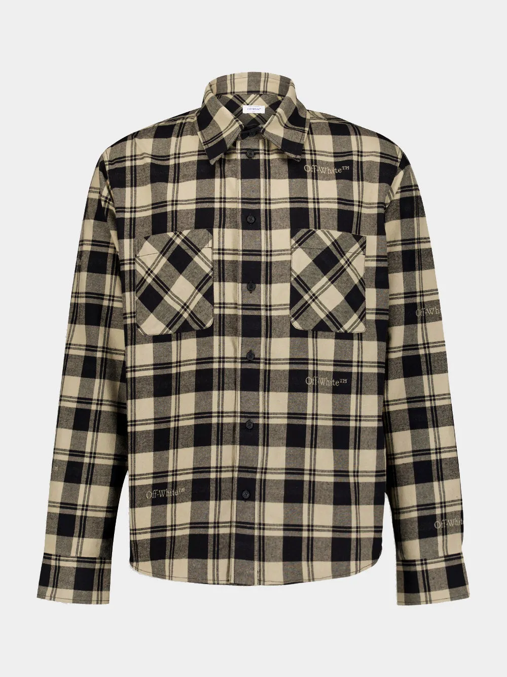 Check-Print Flannel Shirt