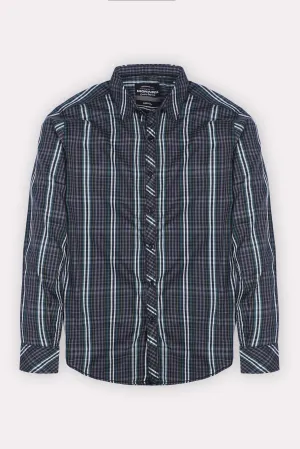 CHECKERD SLIM FIT CASUAL SHIRT