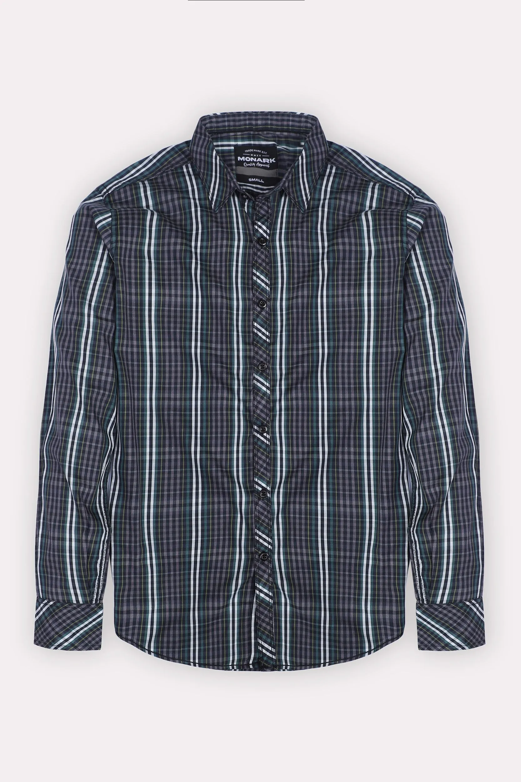 CHECKERD SLIM FIT CASUAL SHIRT