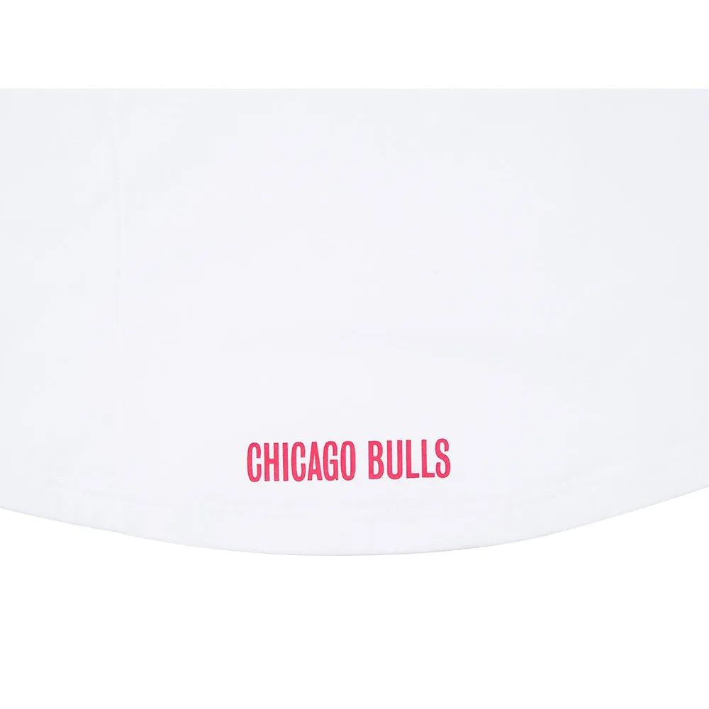 Chicago Bulls NBA 6x Champion Size Zip White Muscle Tank
