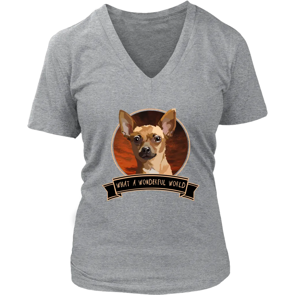 Chihuahua What a Wonderful World Shirt