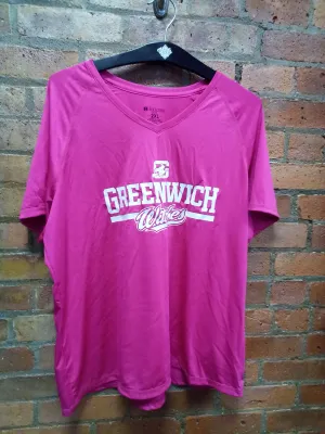 CLEARANCE - Greenwich Witches Ladies V-Neck T-Shirt - Size 2XL