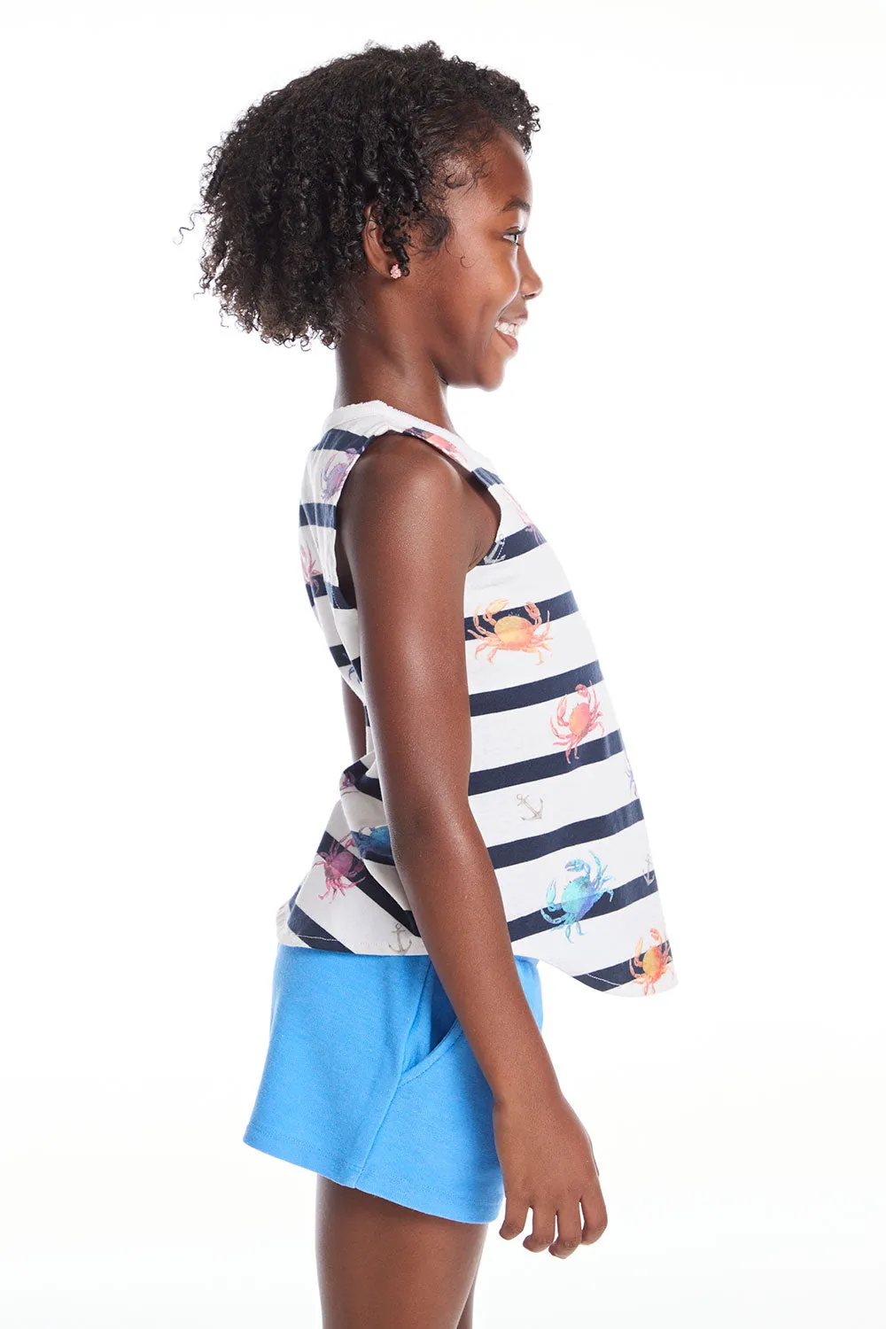 Colorful Crabs Girls Muscle Tee