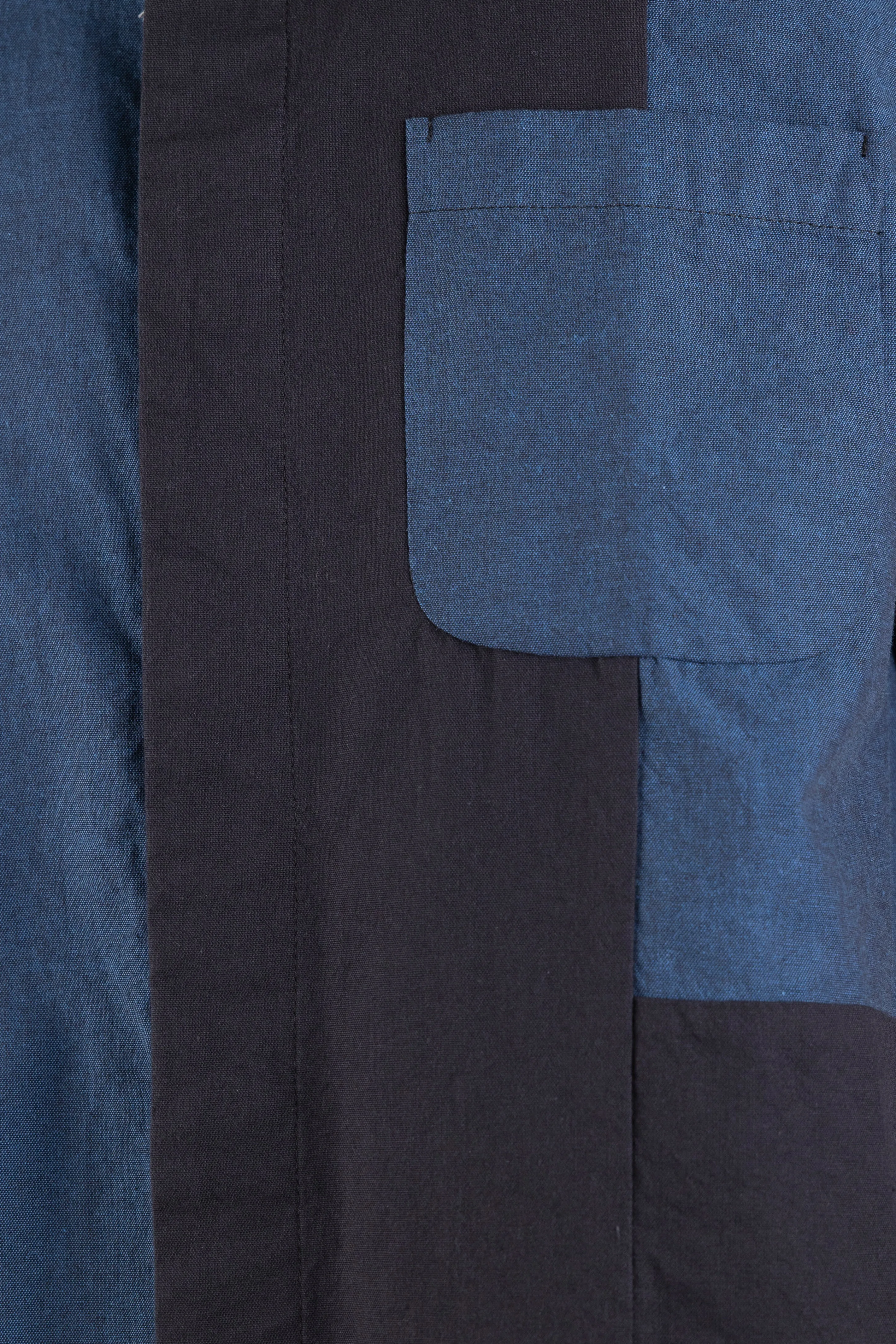 Combo Short Collar Shirt, Navy