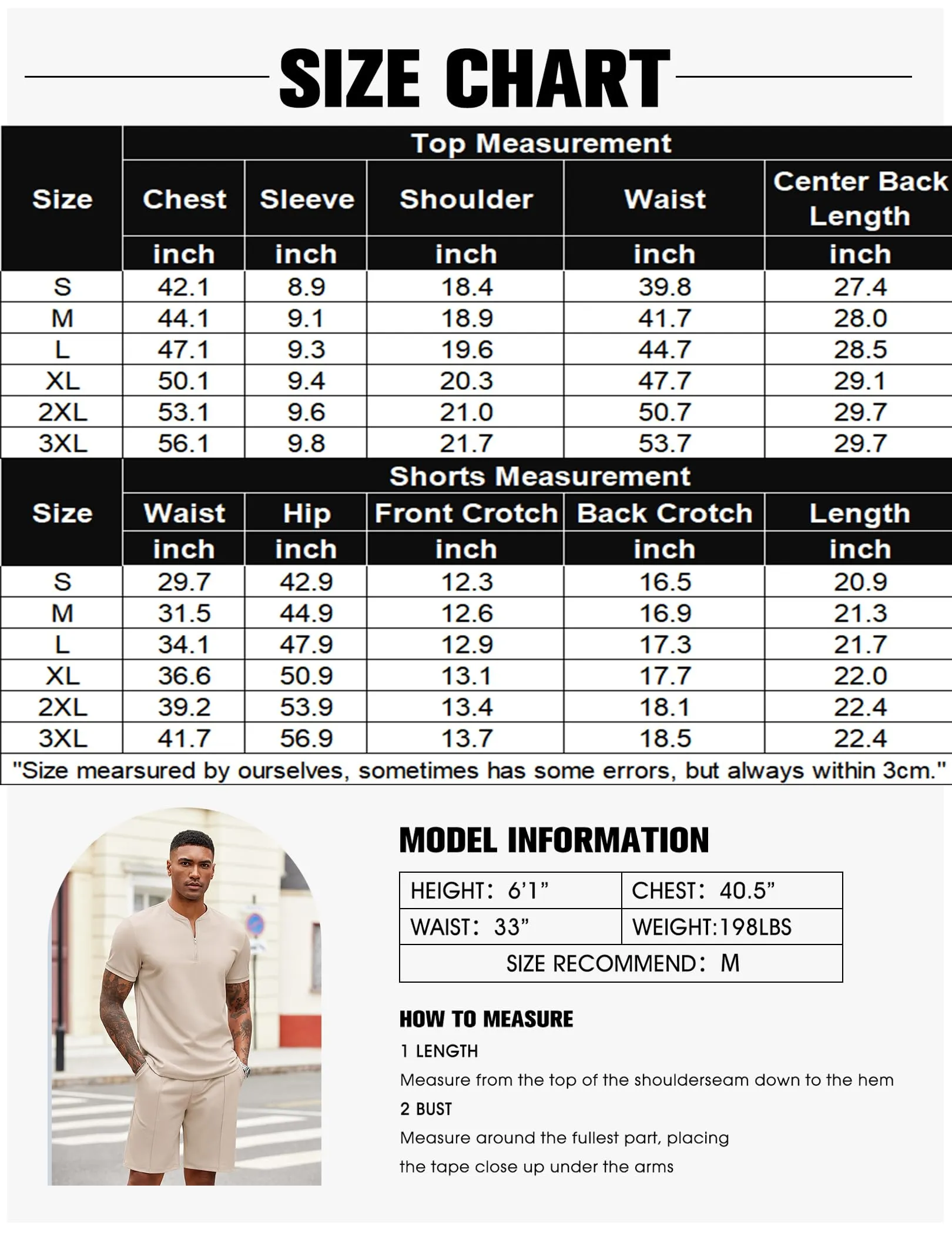 COOFANDY Men's 2 Pieces Outfits Casual Quarter Zip Polo T Shirt and Shorts Set Athletic Jogging Summer Tracksuit
