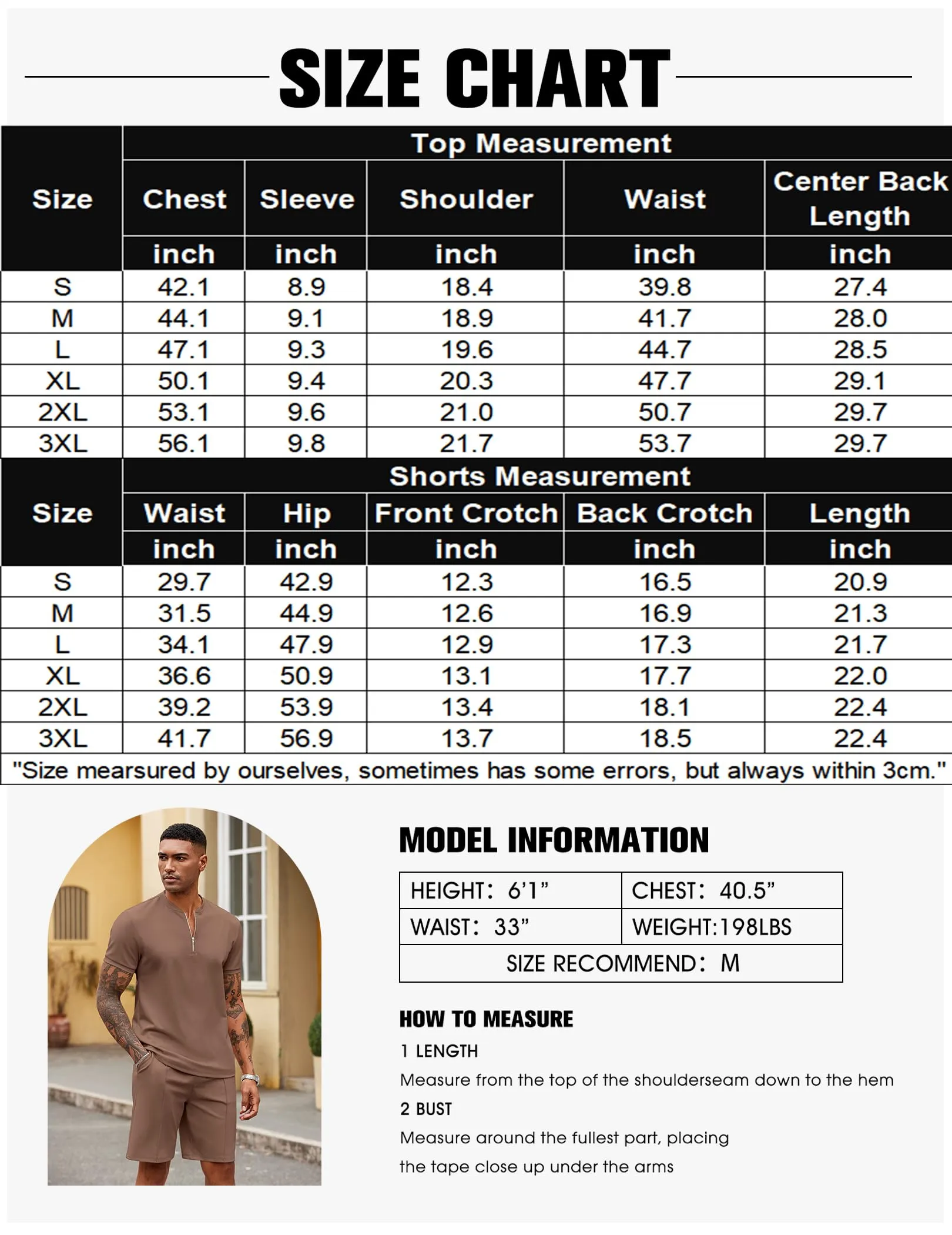 COOFANDY Men's 2 Pieces Outfits Casual Quarter Zip Polo T Shirt and Shorts Set Athletic Jogging Summer Tracksuit
