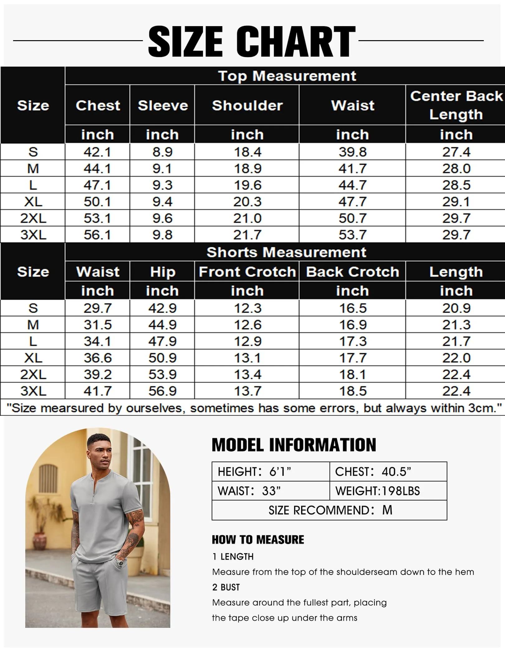 COOFANDY Men's 2 Pieces Outfits Casual Quarter Zip Polo T Shirt and Shorts Set Athletic Jogging Summer Tracksuit