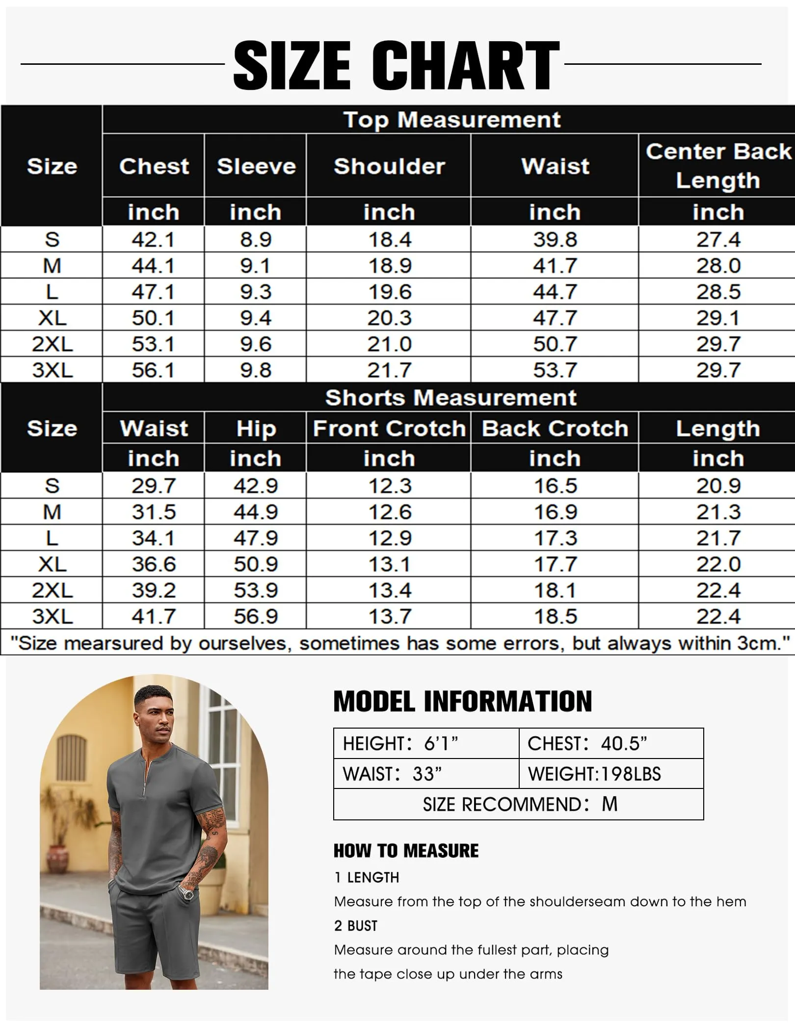 COOFANDY Men's 2 Pieces Outfits Casual Quarter Zip Polo T Shirt and Shorts Set Athletic Jogging Summer Tracksuit