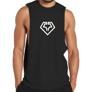 Cotton Diamond Graphic Tank Top