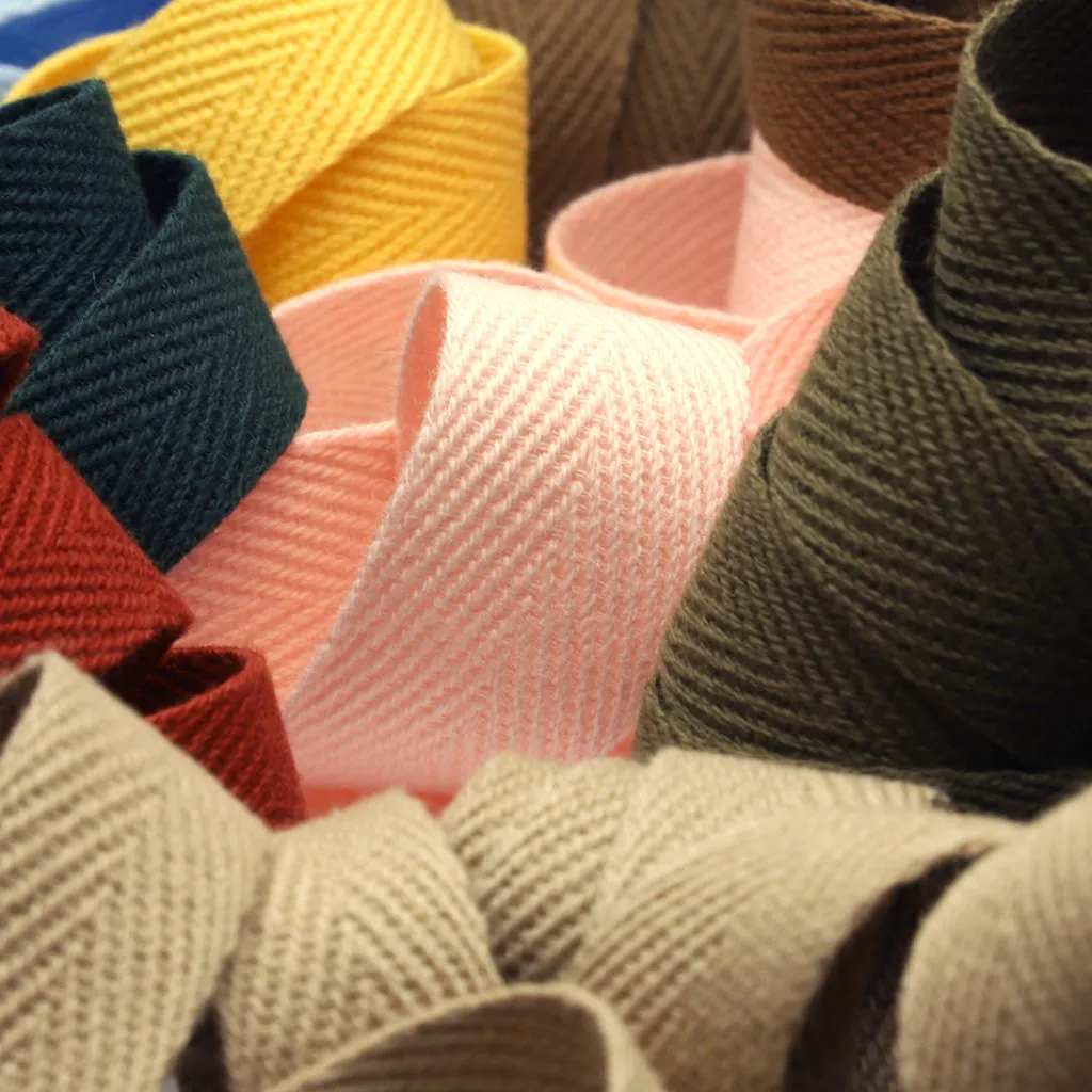 Cotton Herringbone Tape #03 Beige