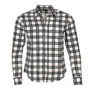 CU Boulder Fandom Flannel - Black and White