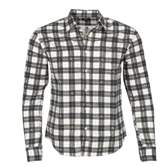 CU Boulder Fandom Flannel - Black and White