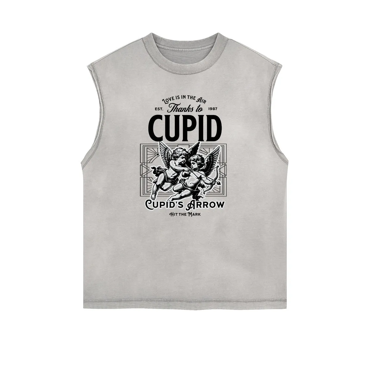Cupid Sniper Graphic Tank Top