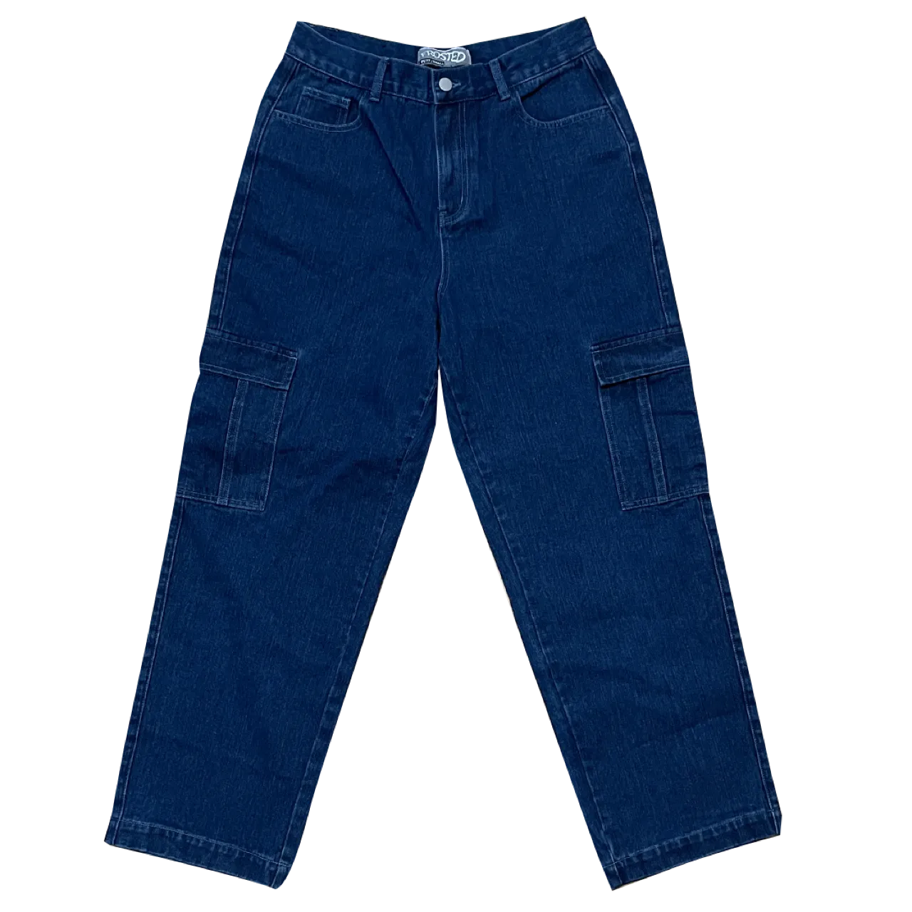 Dark Blue Cargo Jeans