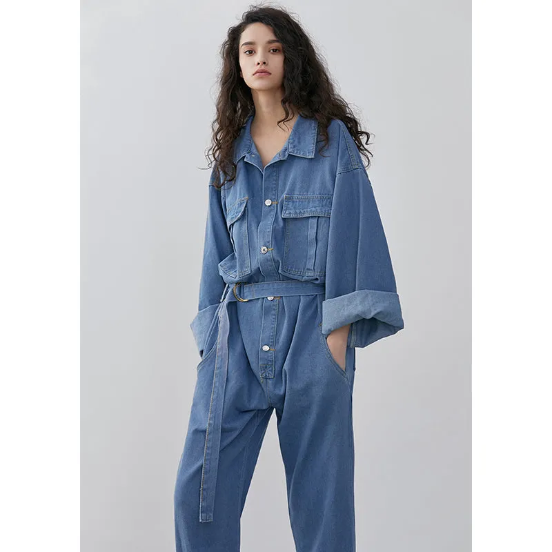 Diane Blue Denim Jumpsuit