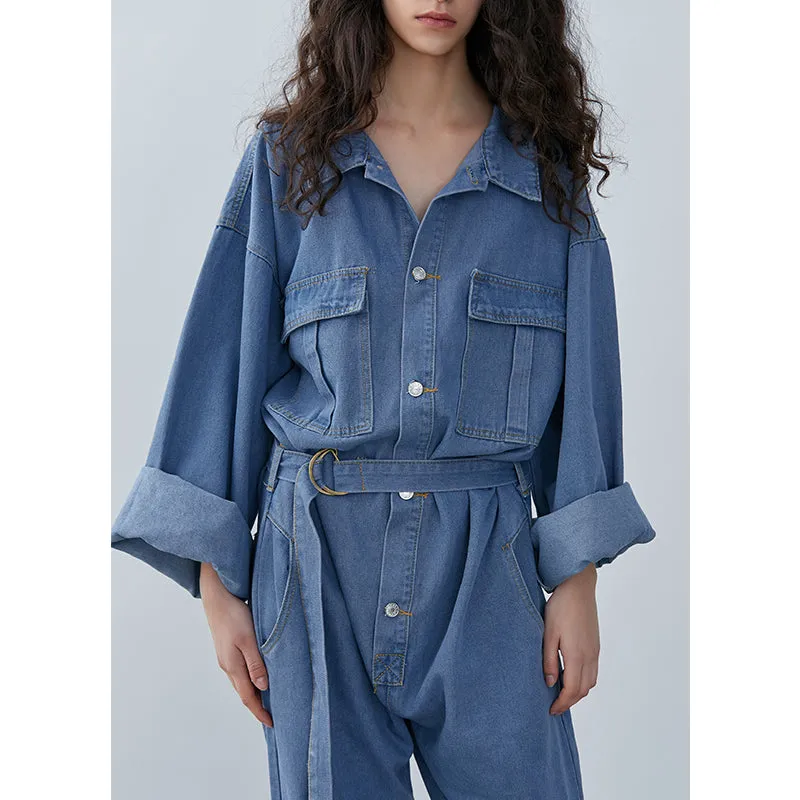 Diane Blue Denim Jumpsuit