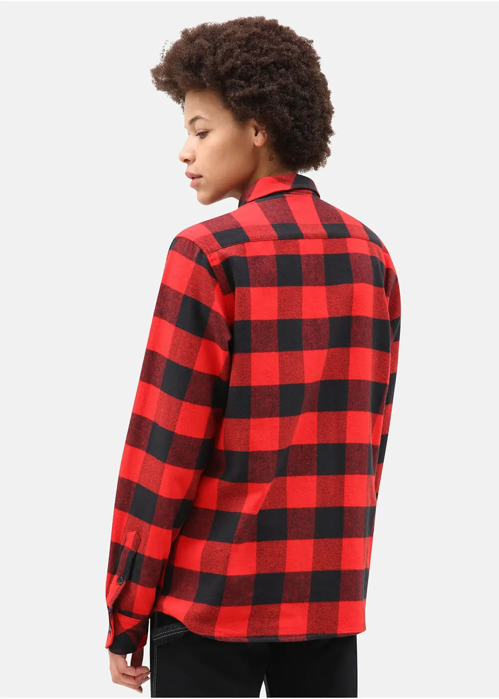 Dickies Men's Sacramento Flannel Shirt Red