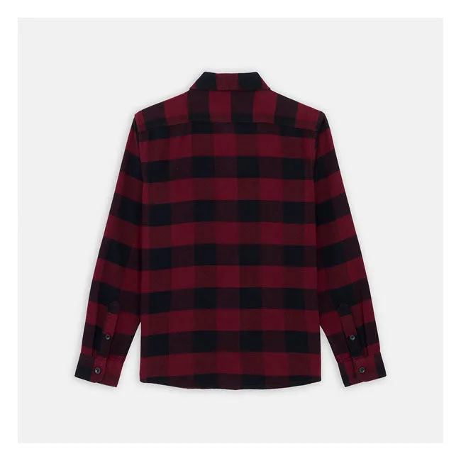 Dickies- skjorte "SACRAMENTO" Burgunder