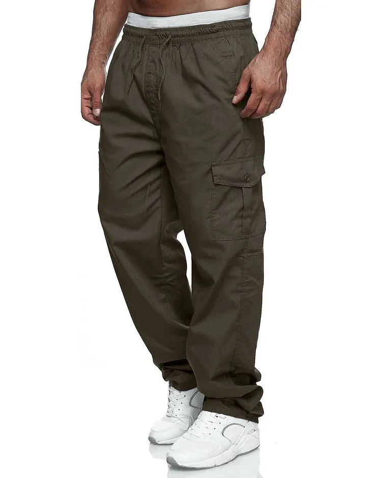 Dillon Cargo Pants: Multiple Pockets, Loose Fit