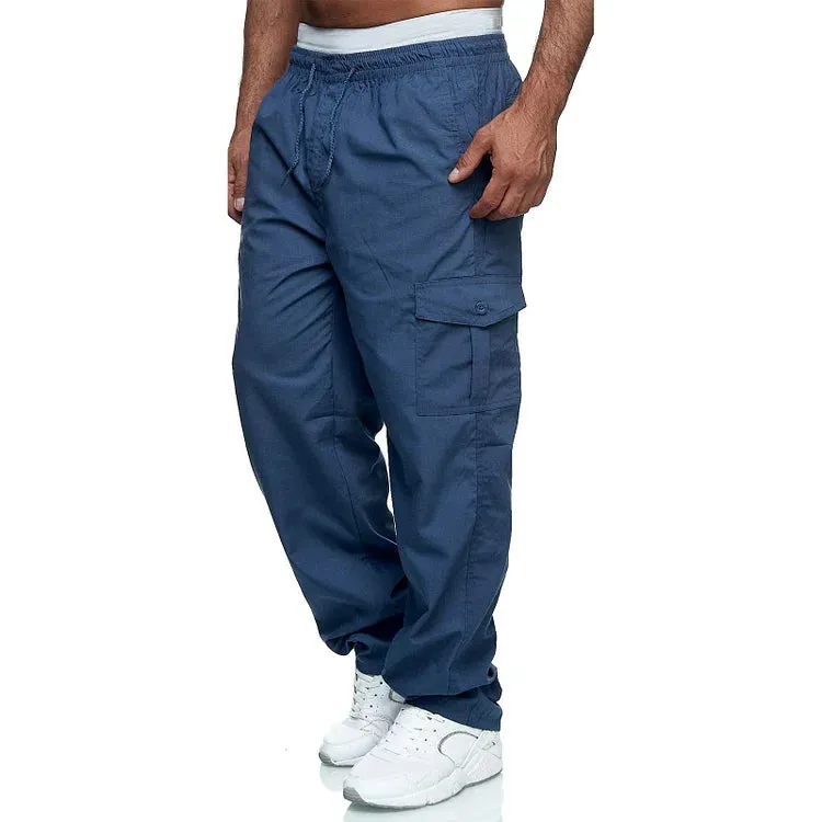 Dillon Cargo Pants: Multiple Pockets, Loose Fit