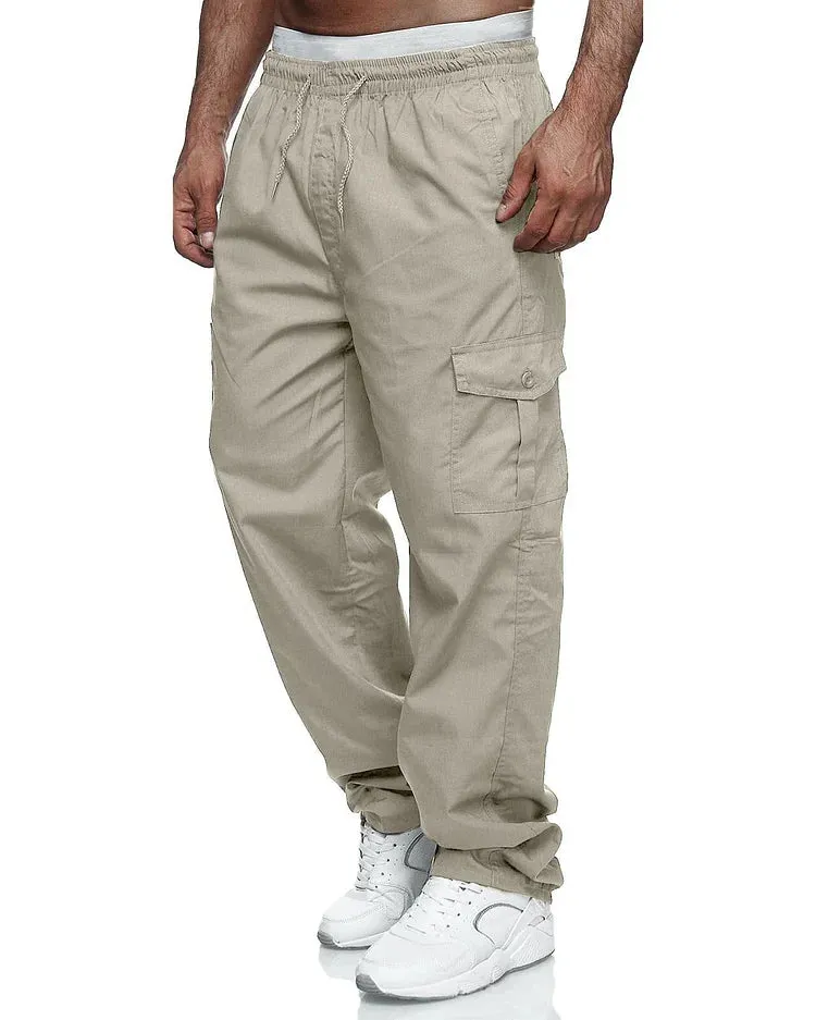 Dillon Cargo Pants: Multiple Pockets, Loose Fit